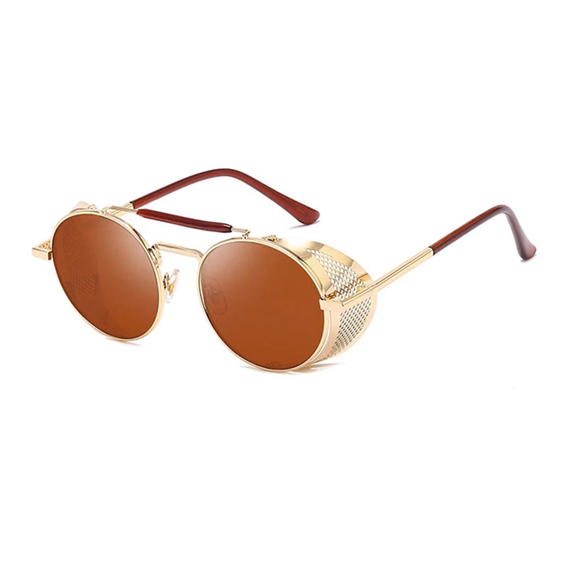 Retro Round Metal Sunglasses