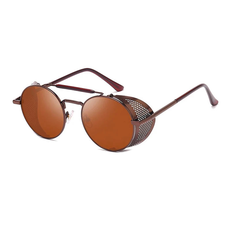 Retro Round Metal Sunglasses