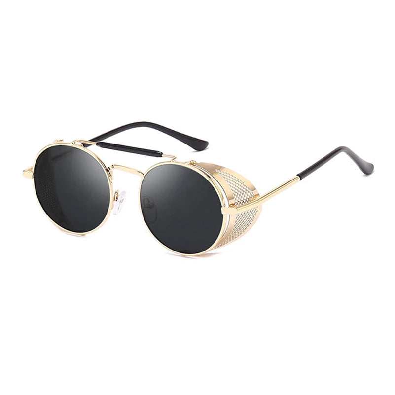 Retro Round Metal Sunglasses