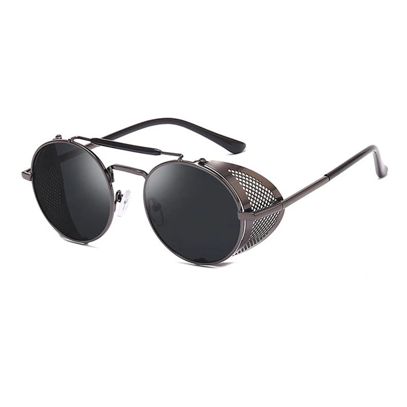 Retro Round Metal Sunglasses