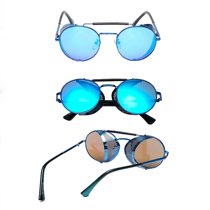 Retro Round Metal Sunglasses