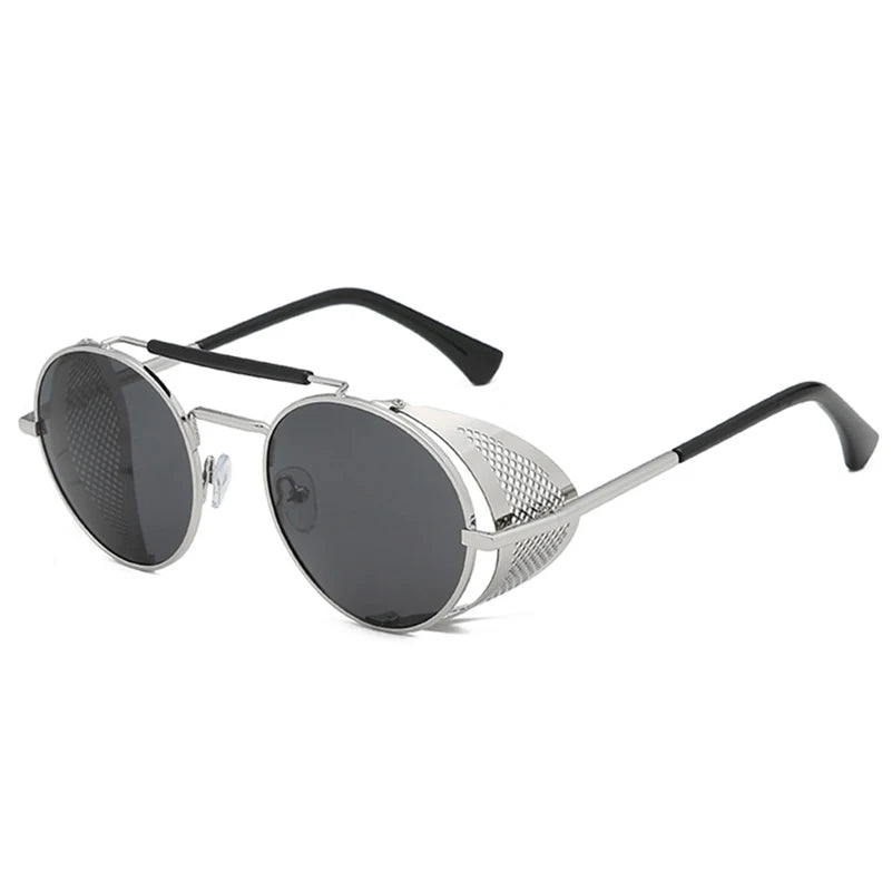 Retro Round Metal Sunglasses